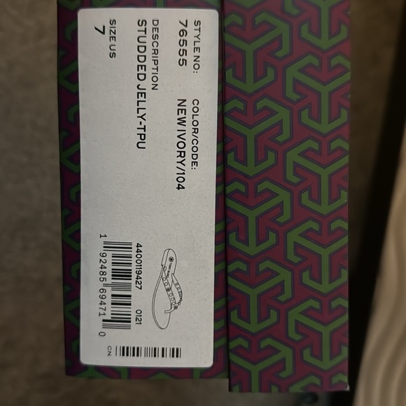 Tori Burch Studded Jelly Sandals - Ivory/cream - Picture 2 of 3